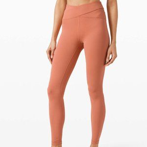 LULULEMON coral Aligned Angles Super High Rise Tight